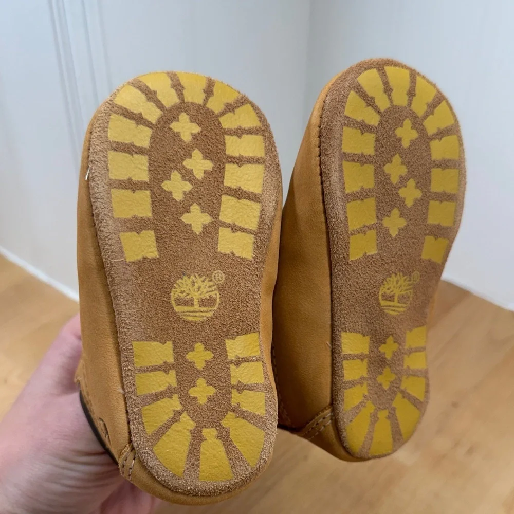 Timberland Infant Crib Leather Booties Size 3